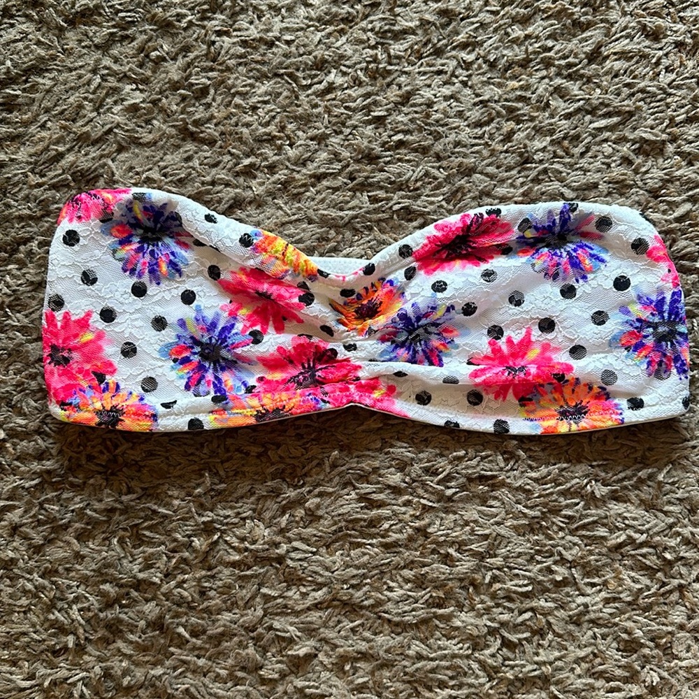 PINK Lace Bandeau Bra